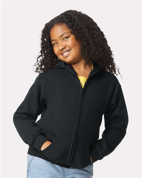Heavy Blend™ Youth Full-Zip Hooded Sweatshirt | USA Decoration
