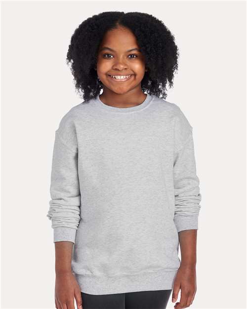 NuBlend® Youth Crewneck Sweatshirt | USA Decoration