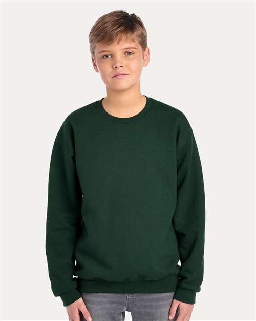 NuBlend® Youth Crewneck Sweatshirt | USA Decoration