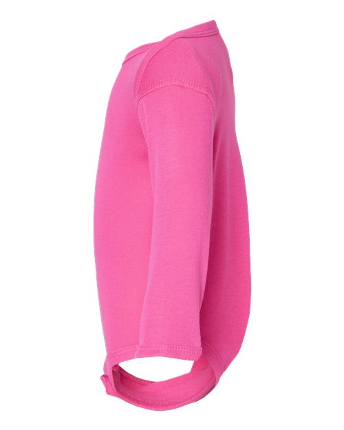 Infant Long Sleeve Baby Rib Bodysuit | USA Decoration