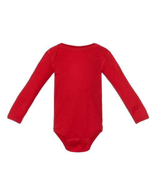 Infant Long Sleeve Baby Rib Bodysuit | USA Decoration