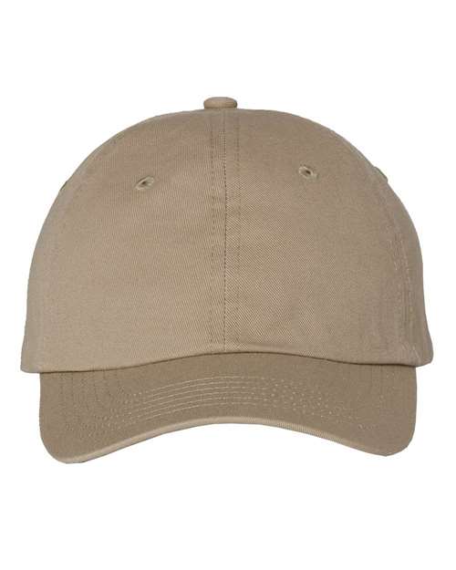 Small Fit Bio-Washed Dad Hat | USA Decoration | Sustainable Cotton Cap | Low Profile Casual Hat
