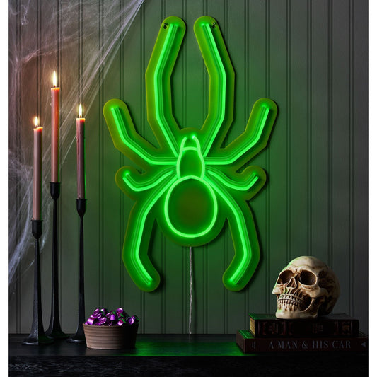 Member's Mark Neon Spider Décor | USA Decoration®
