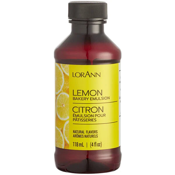LorAnn Oils Natural Lemon Bakery Emulsion, 4 fl. oz