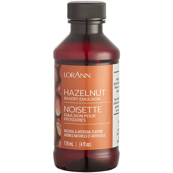 LorAnn Oils Hazelnut Bakery Emulsion, 4 fl. oz