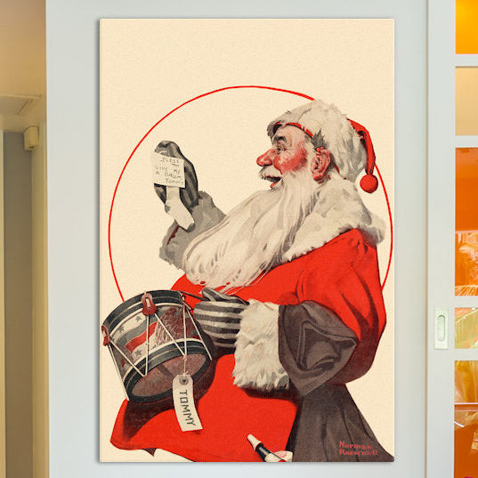 A Drum For Tommy  by Norman Rockwell