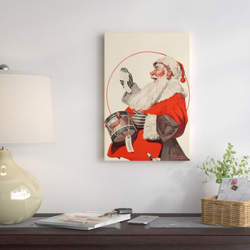 A Drum For Tommy  by Norman Rockwell