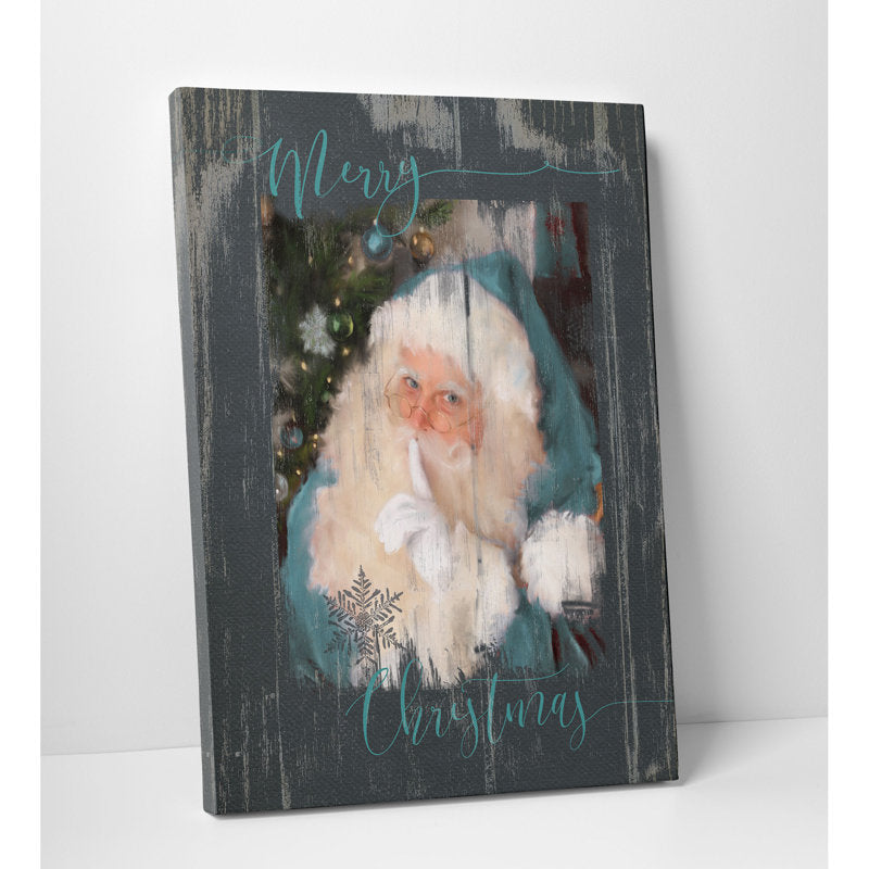  A Teal Santa  by Carol Robinson