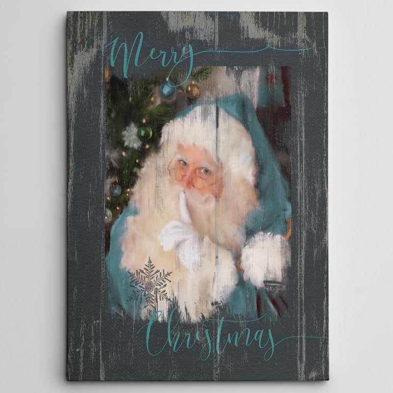  A Teal Santa  by Carol Robinson