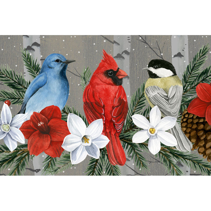  Birch Birds Collection D  by Grace Popp