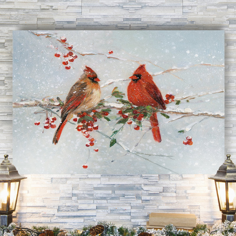  Cardinals In Winter 