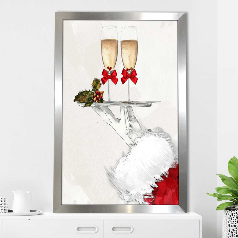  Cheers Santa (Vertical)  by By Jodi