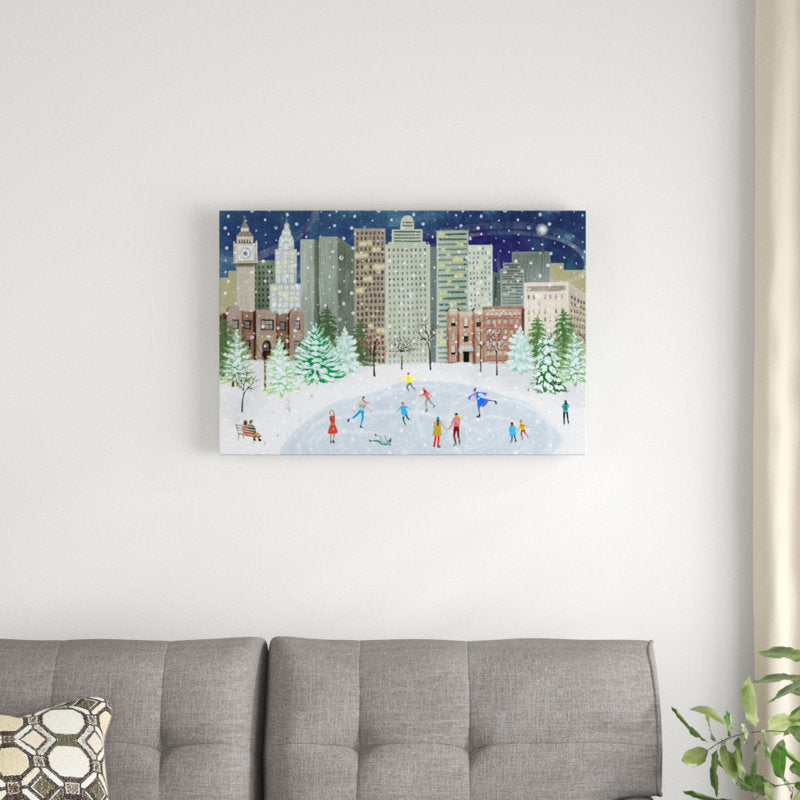  Christmas In The City Collection A  by Grace Popp Painting Print