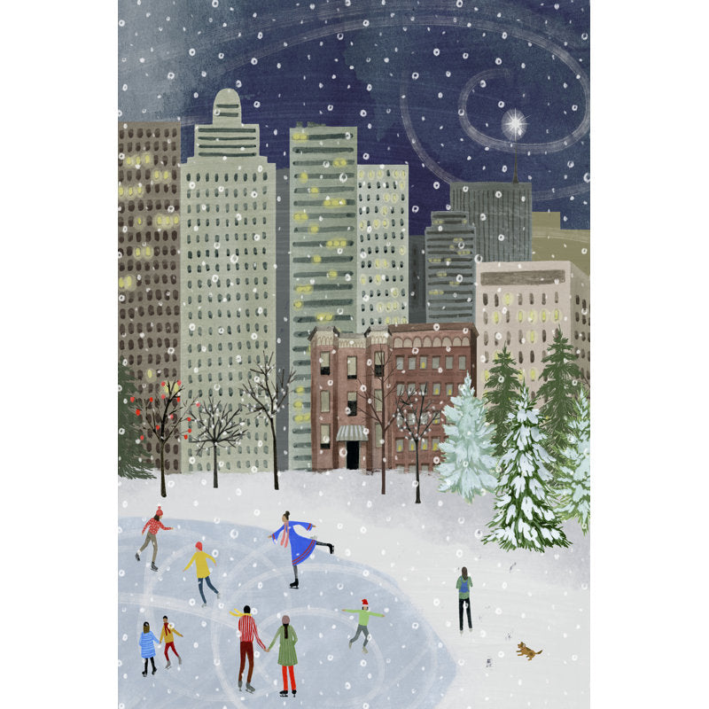  Christmas In The City II  by Grace Popp Painting Print