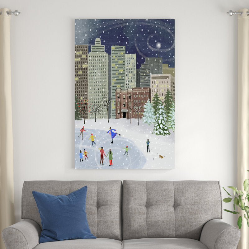  Christmas In The City II  by Grace Popp Painting Print