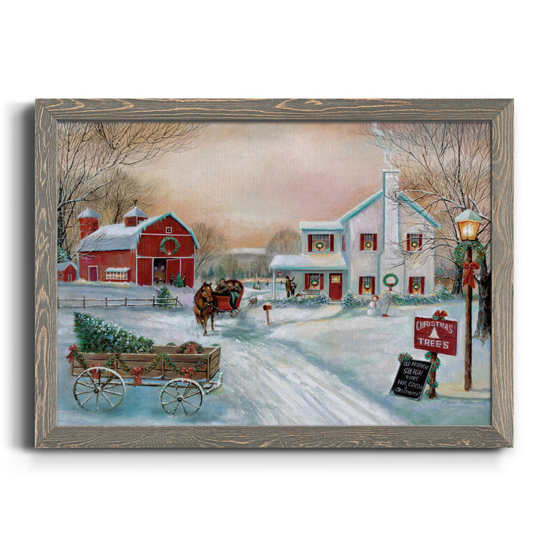 Christmas Tree Farm  Painting Print