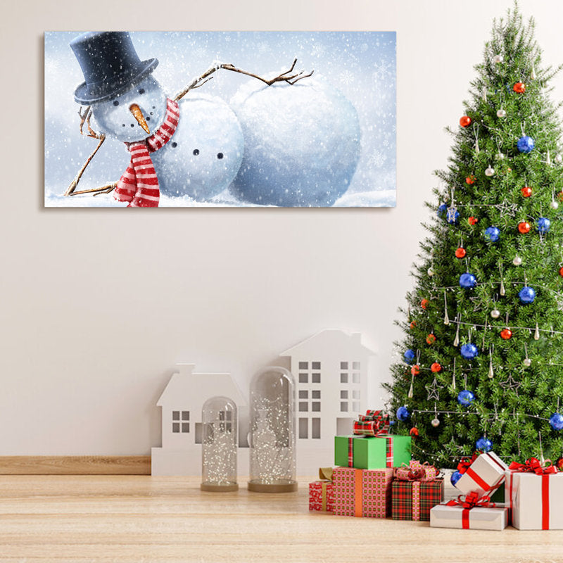  Cute Laying Snowman 