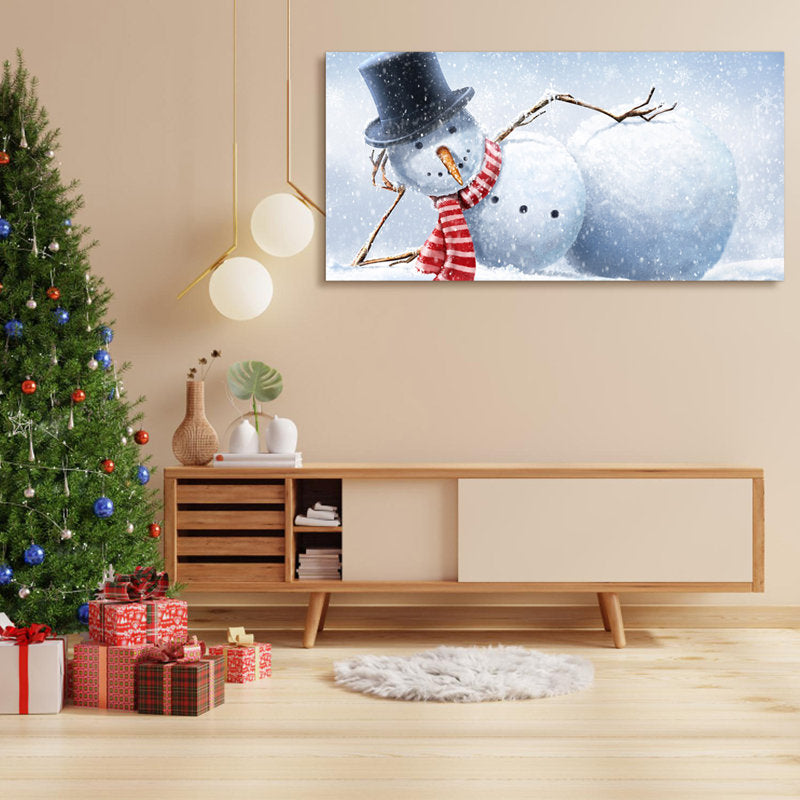  Cute Laying Snowman 