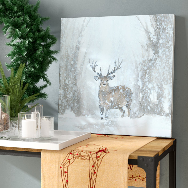  Deer In Winter Wonderland 