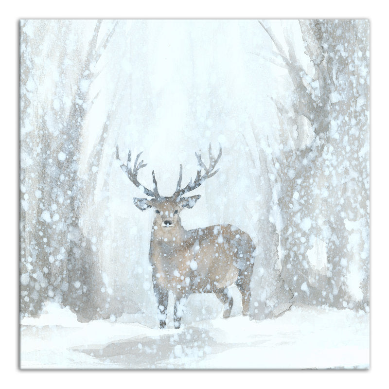  Deer In Winter Wonderland 