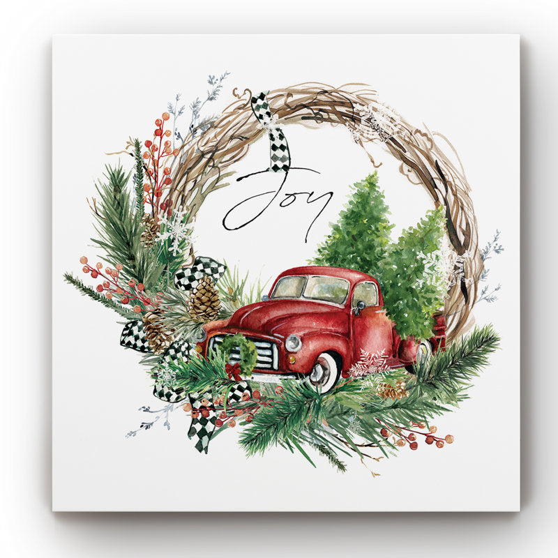 Joy Truck Wreath