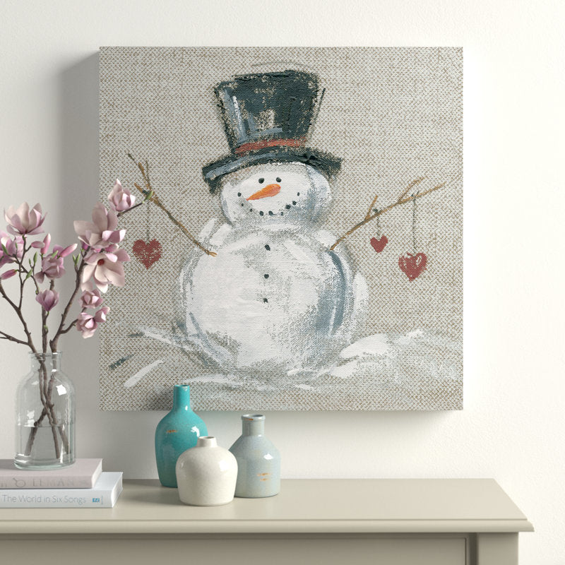 Linen Snowman II
