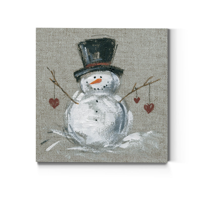 Linen Snowman II