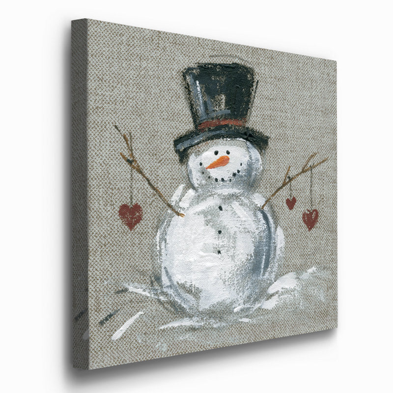 Linen Snowman II