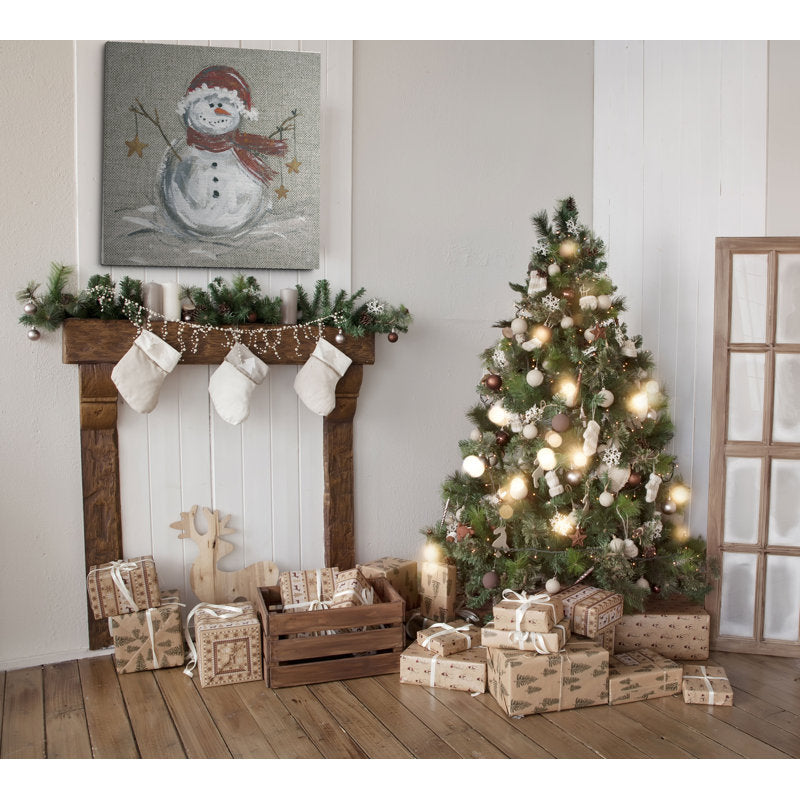  Linen Snowman I 