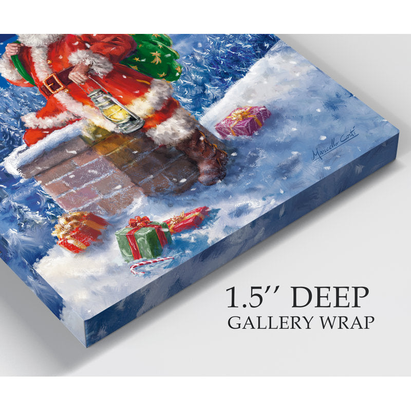  Santa On The Roof 