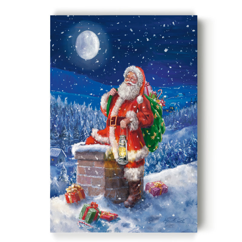  Santa On The Roof 