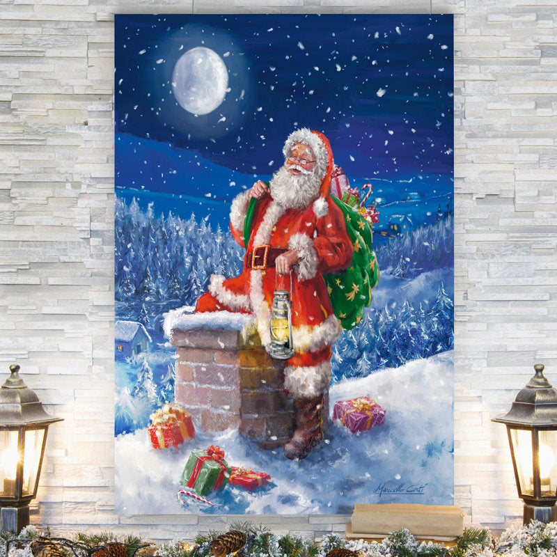  Santa On The Roof 
