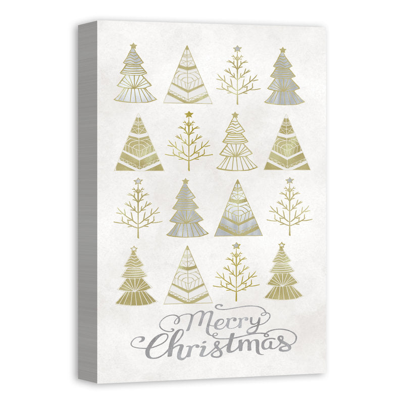 Silver And Gold Christmas Trees 