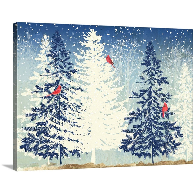 Snow Christmas  Painting Print