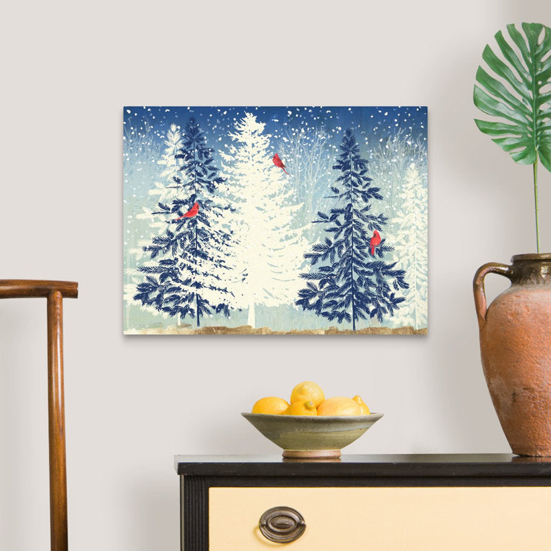 Snow Christmas  Painting Print
