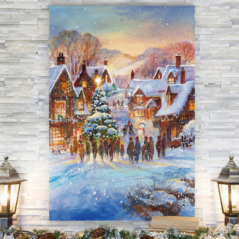  Snow Village  by Parvez Taj