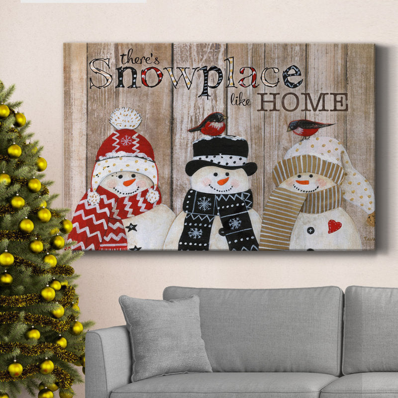Snowplace Like Home  Painting Print