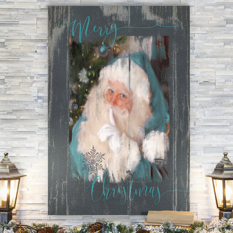  Teal Santa  by Parvez Taj