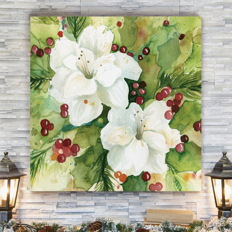 Watercolor Holly