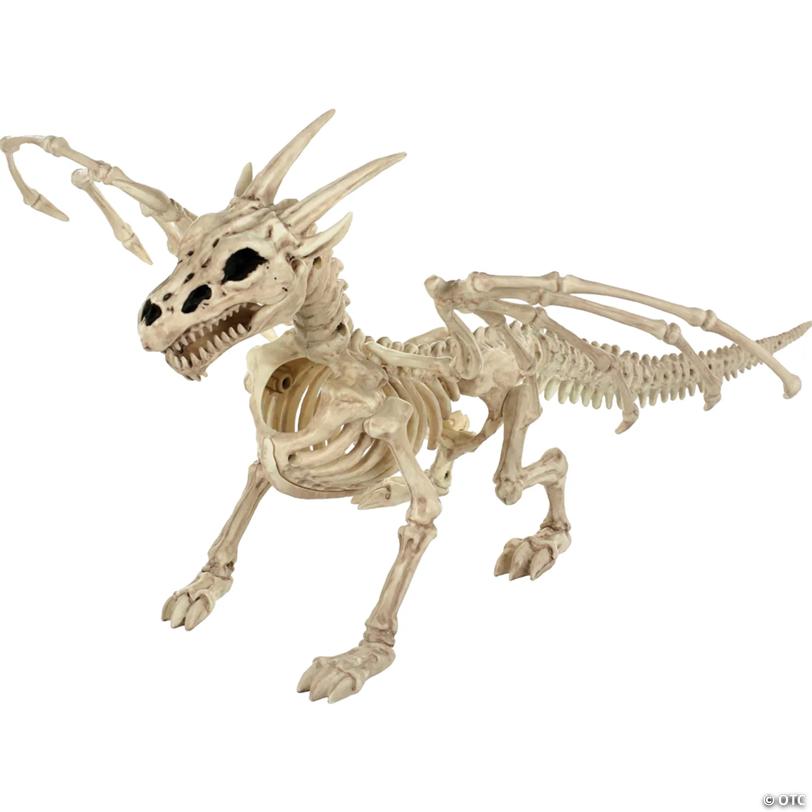 23" Skeleton Dragon Prop