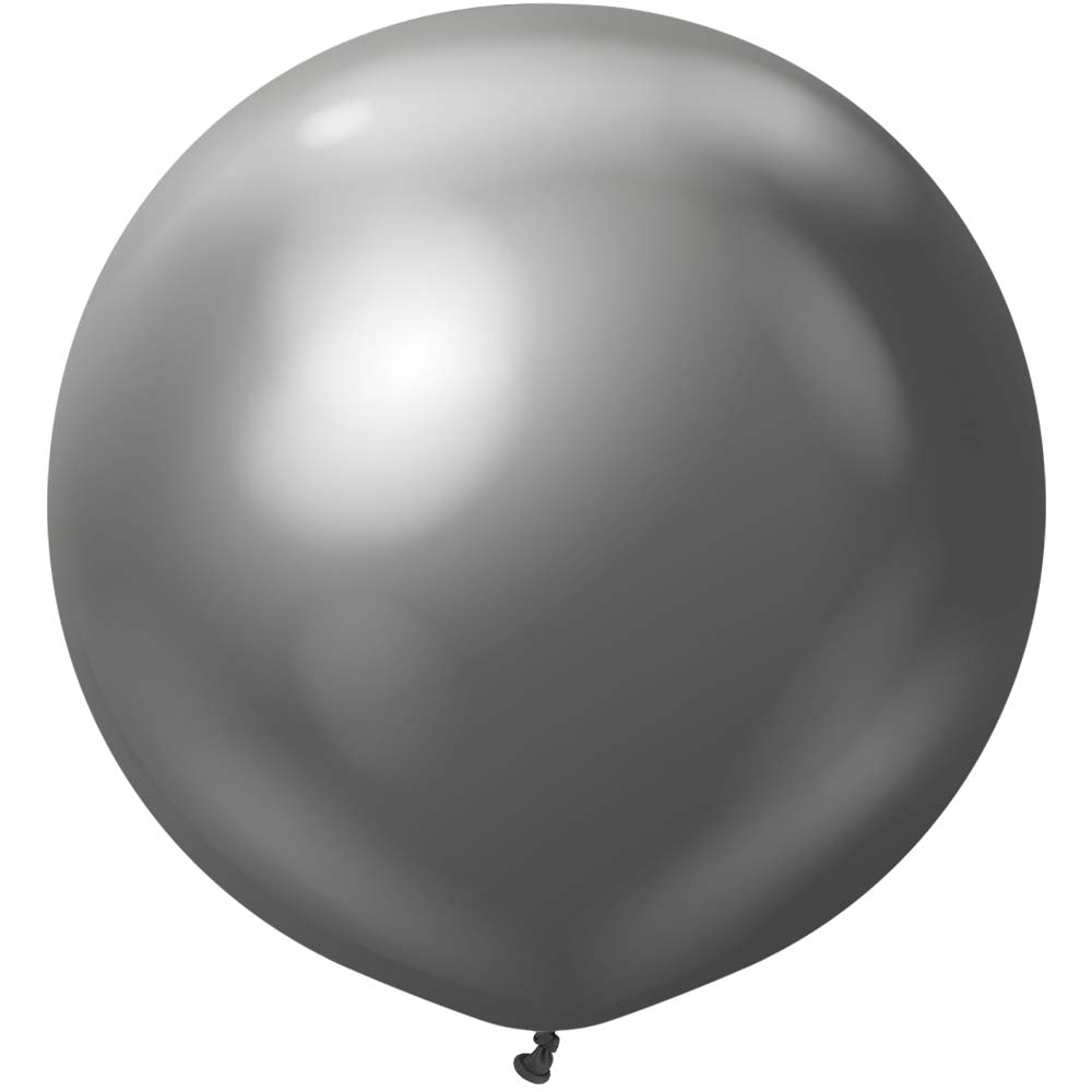 Latex Balloons 24 Inch Kalisan Mirror Space Grey