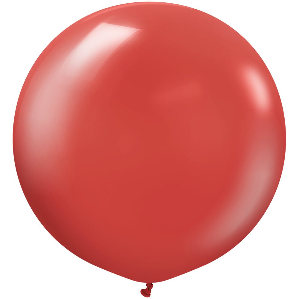 24 Inch Latex Balloons Deep Red
