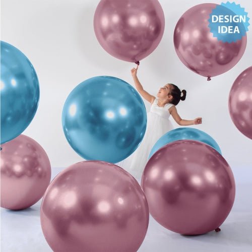 Latex Balloons 24 Inch Sempertex Reflex Blue