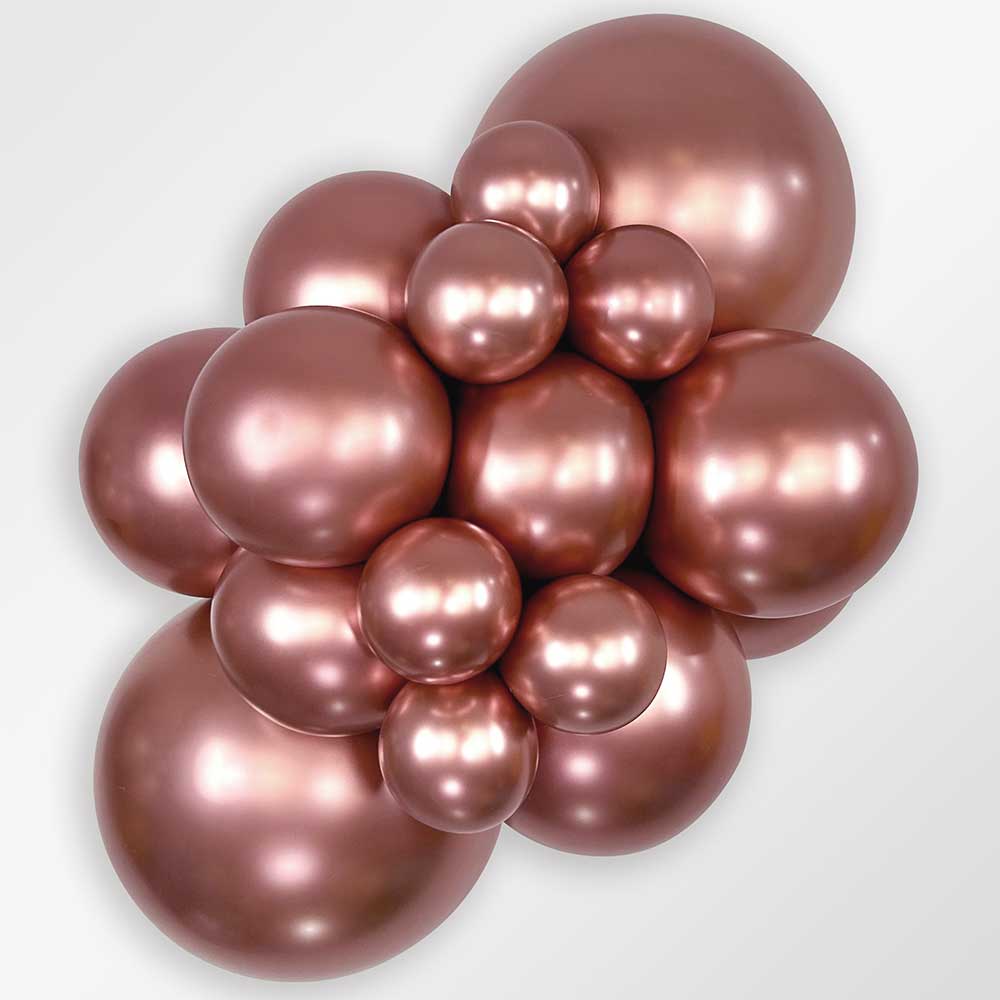 Latex Balloons 24 Inch Sempertex Reflex Rose Gold