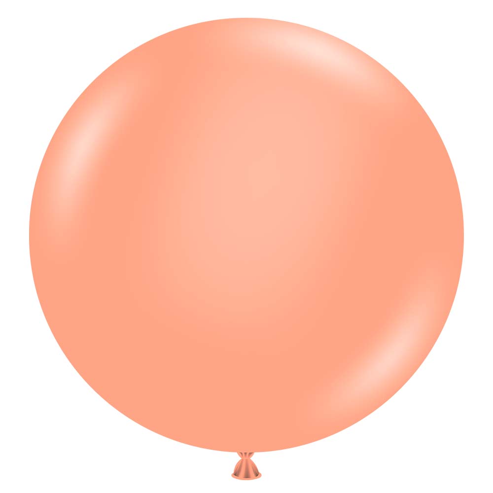24 Inch Latex Balloons Cheeky Peach