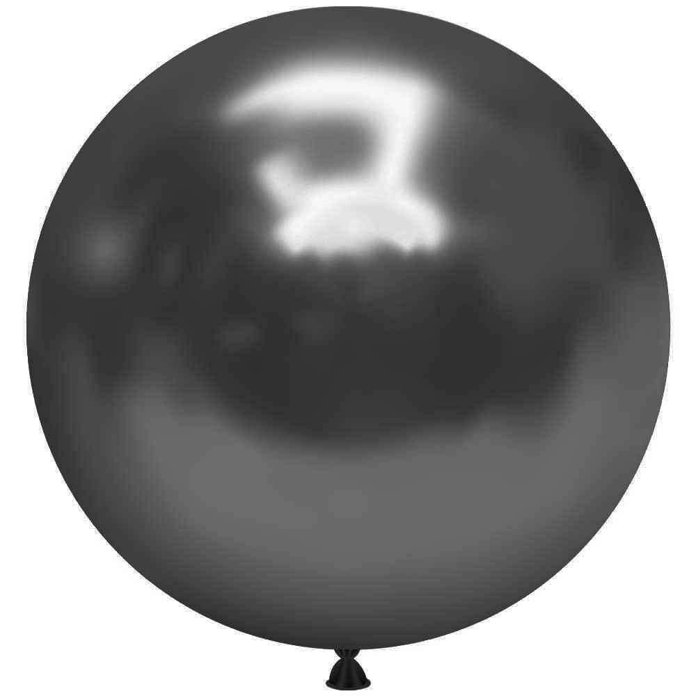 Latex Balloons 24 Inch TUFTEX Effects Shadow Black