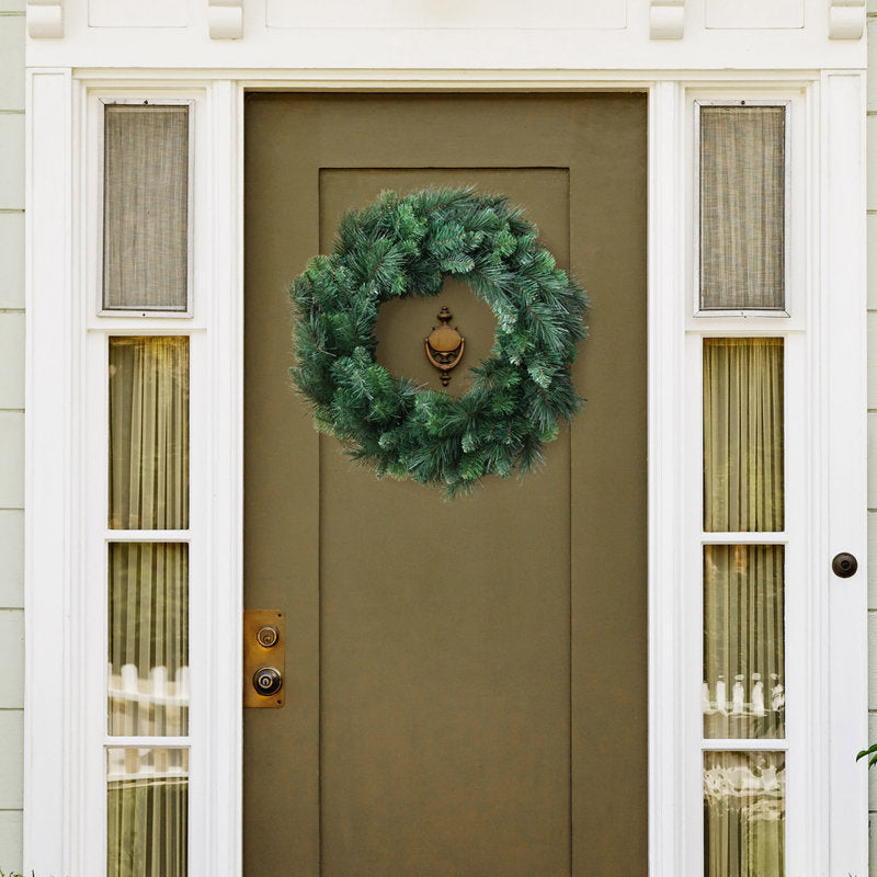 Christmas Wreath as a festive door display