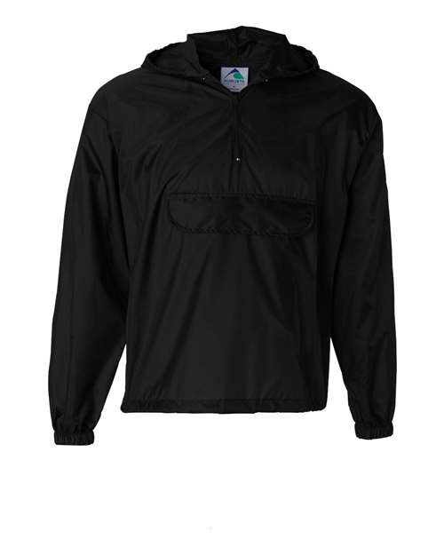 Packable Half-Zip Hooded Pullover Jacket | USA Decoration