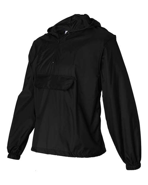 Packable Half-Zip Hooded Pullover Jacket | USA Decoration