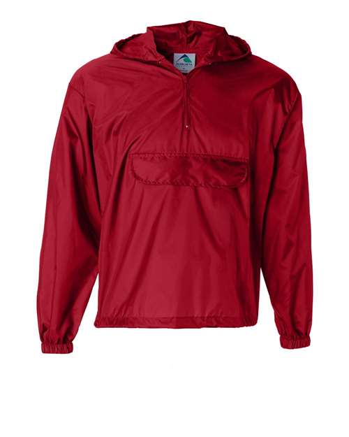 Packable Half-Zip Hooded Pullover Jacket | USA Decoration